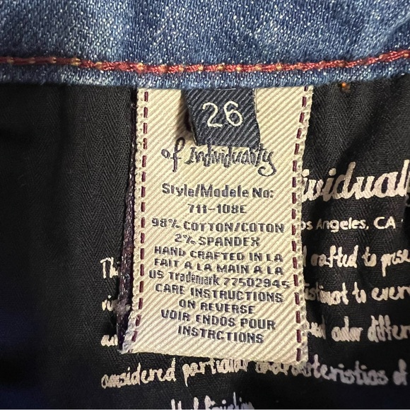 Cult of Individuality Women’s Low Rise Skinny Jean Sz 26 - Picture 10 of 16